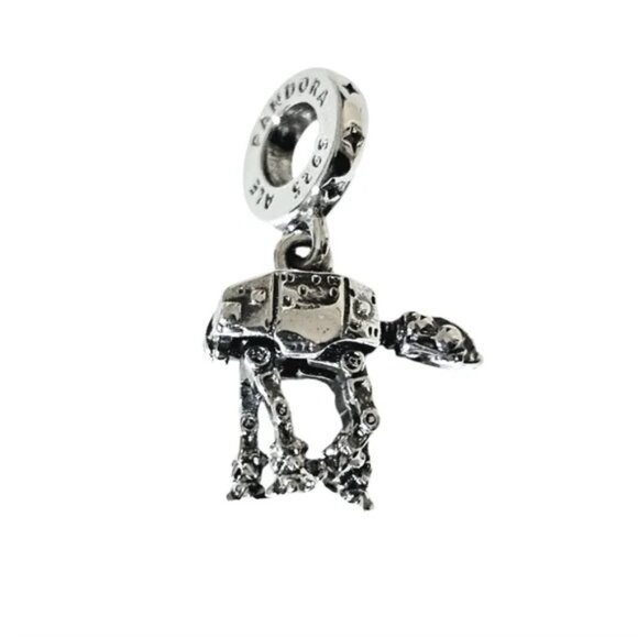 Pandora Star Wars 925 Sterling Silver At-AT Walker Robot Bracelet Pendant Charm - Picture 1 of 3